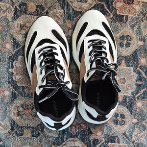 Torrid White, Black, and Tan Sneakers